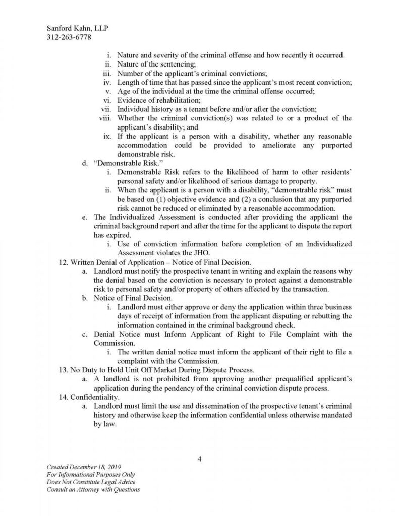 Cook County Just Housing Ordinance Outline Page 4