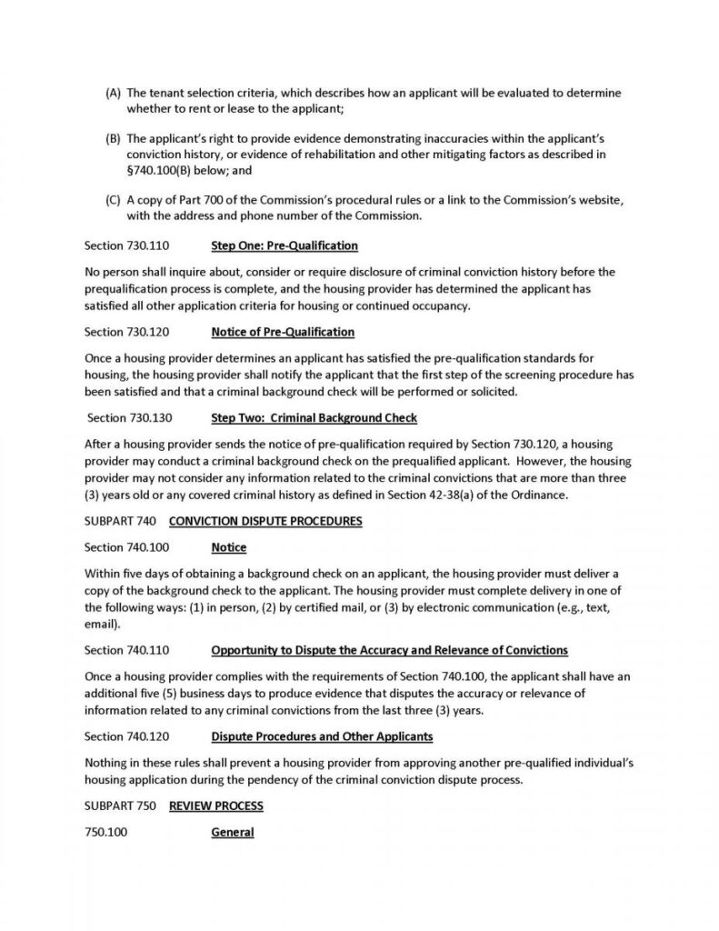 Cook County Commission on Human Rights Finalizes Rules Interpreting the Just Housing Ordinance Page 3